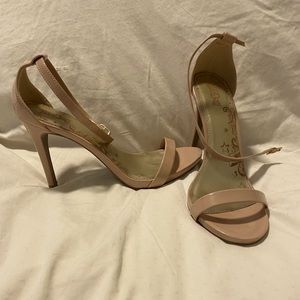 Blush Strappy Heels 8.5